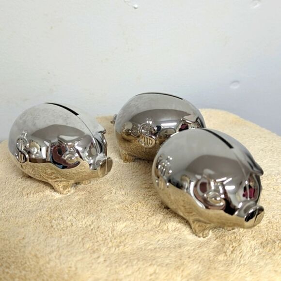 Pottery Barn NIB - Mini Piggybank with $ Embossed On Each Side - Picture 13 of 15